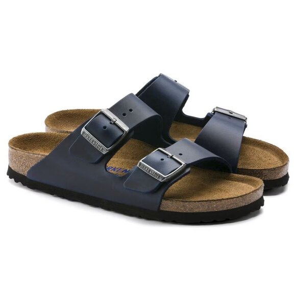 Birkenstock  Arizona Soft Footbed Sandal Blue Sz 42- M (9), W (11-11.5) main image 5